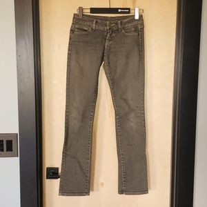 Volcom warm grey stretch jeans size 3